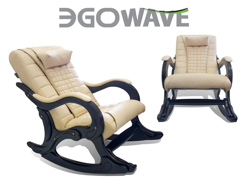 Массажные кресла EGO Массажное кресло-качалка EGO WAVE EG-2001 в комплектации LUX карамель СпортДоставка