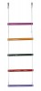 Детская веревочная лестница для ДСК 5 перекладин цвет радуга ЛВ5-3А - магазин СпортДоставка. Спортивные товары интернет магазин в Екатеринбурге 