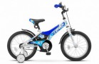 Детский велосипед Stels Jet 16" Z010 синий белый 2022 - магазин СпортДоставка. Спортивные товары интернет магазин в Екатеринбурге 