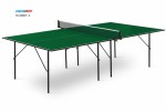 Теннисный стол для помещения Hobby 2 green любительский стол для использования 6010-1 в помещениях - магазин СпортДоставка. Спортивные товары интернет магазин в Екатеринбурге 