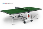 Теннисный стол для помещения Compact LX green усовершенствованная модель стола 6042-3 s-dostavka - магазин СпортДоставка. Спортивные товары интернет магазин в Екатеринбурге 