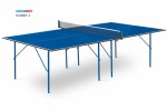 Теннисный стол для помещения swat Hobby 2 blue любительский стол для использования в помещениях 6010 s-dostavka - магазин СпортДоставка. Спортивные товары интернет магазин в Екатеринбурге 