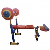 Силовой тренажер детский скамья для жима DFC VT-2400 для детей дошкольного возраста s-dostavka - магазин СпортДоставка. Спортивные товары интернет магазин в Екатеринбурге 