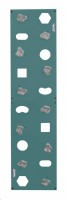 Скалодром пристенный 500*2000 стандарт ЭЛЬБРУС (10 зацепов) бирюзовый-пастель с отверстиями	 - магазин СпортДоставка. Спортивные товары интернет магазин в Екатеринбурге 