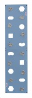 Скалодром пристенный 500*2000 стандарт ЭЛЬБРУС (10 зацепов) голубой-пастель с отверстиями - магазин СпортДоставка. Спортивные товары интернет магазин в Екатеринбурге 