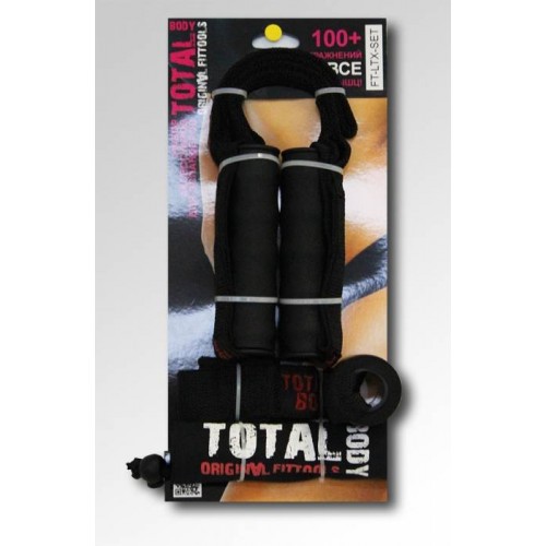 Набор аксессуаров для эспандеров FT-LTX-SET рукоятки, якорь, сумка - магазин СпортДоставка. Спортивные товары интернет магазин в Екатеринбурге 